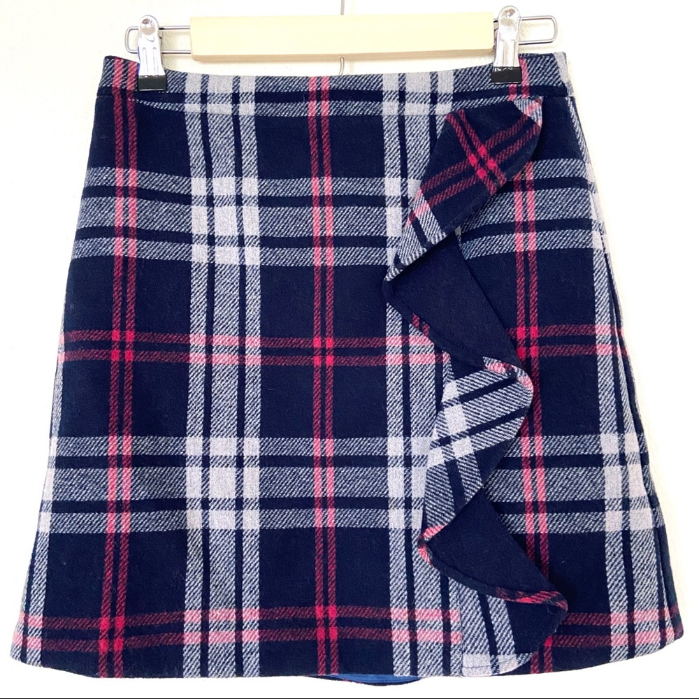 JCREW Wool Plaid/Tartan Skirt